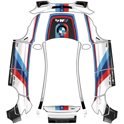 BMW M4 (bmw m4) – Tesla Model Y Wrap