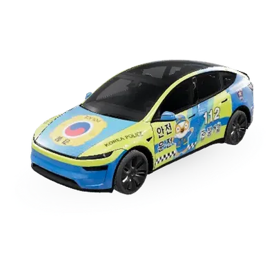 韓国パトカー (경찰차 한국) – テスラ Model Y L ラッピング