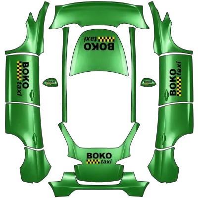 Taxi Boko (Boko taxi) – covering Tesla Model Y