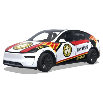 Хоккей Brynäs IF – оклейка Tesla Model Y
