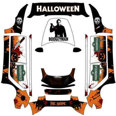 邁克爾·邁爾斯（Michael Myers） – 特斯拉 Model 3 塗裝