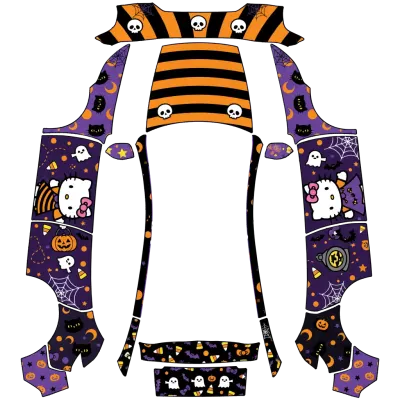 Hello Kitty Halloween (Halloween hello kitty) – Tesla Model Y Wrap
