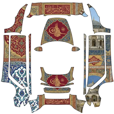 Empire ottoman (Turkiye Ottoman Empire) – covering Tesla Model 3