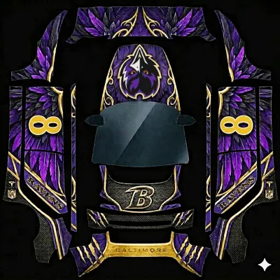 Ravens – Tesla Model 3 Wrap