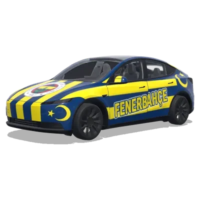 Фенербахче (fenerbahçe) – оклейка Tesla Model Y