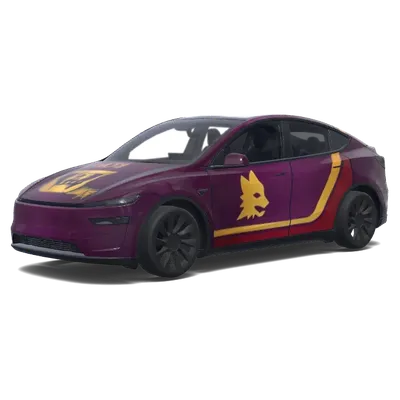 羅馬隊徽標配色（as roma logo e colori.） – 特斯拉 Model Y 塗裝