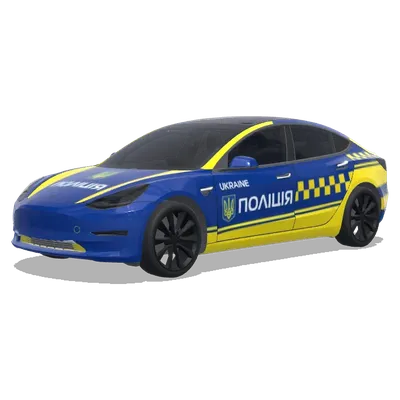 烏克蘭警察（ukraine police） – 特斯拉 Model 3 塗裝