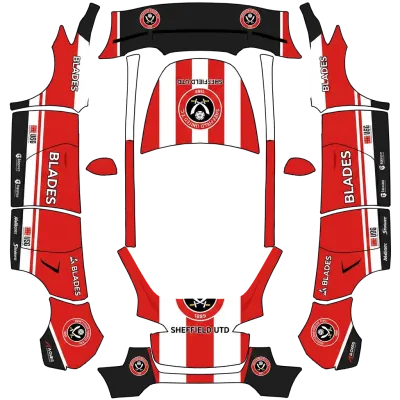 Sheffield United (Sheffield Utd) – Tesla Model Y Wrap