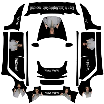 Borat – Tesla Model 3 wrap