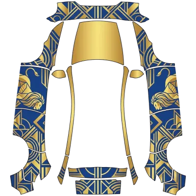 Modern Lions Club (Modern lions club) – Tesla Model Y Wrap