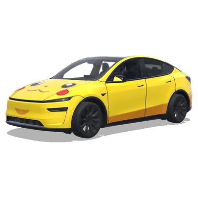 Пикачу (pikachu) – оклейка Tesla Model Y
