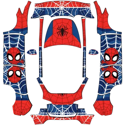 스파이더맨 (Spidey) – 테슬라 Model Y 랩핑