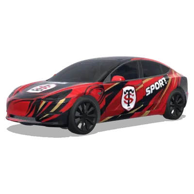Stade Toulousain Sport (Sport Stade Toulousain) – covering Tesla Model 3