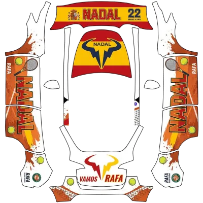 Tennis Nadal (Tennis nadal) – covering Tesla Model Y