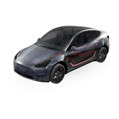 KITT 2026 – Tesla Model Y wrap
