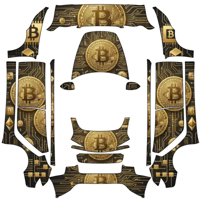 Bitcoin – Tesla Model 3 Wrap