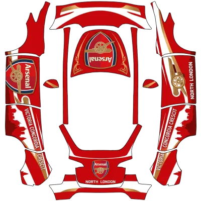 Arsenal FC – Tesla Model Y wrap