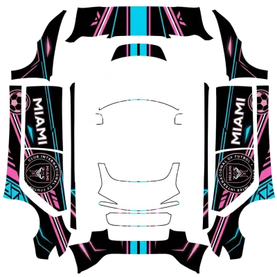 Inter Miami – Tesla Model 3 Wrap
