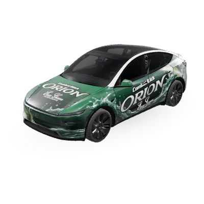 エバーグリーンオリオン (Evergreen orion) – テスラ Model Y ラッピング