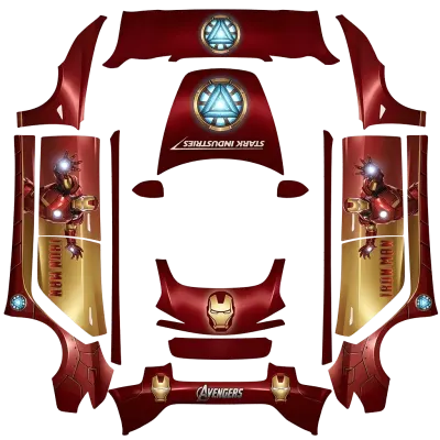Iron Man (Ironman) – Tesla Model 3 Wrap