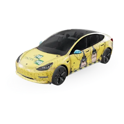 브레이킹 배드 (Breaking Bad) – 테슬라 Model 3 랩핑