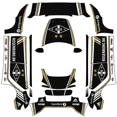 Rosenborg BK – Tesla Model 3 Wrap