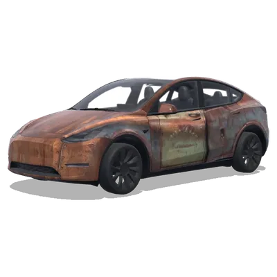 板牙风格牙齿眼睛 – 特斯拉 Model Y 涂装