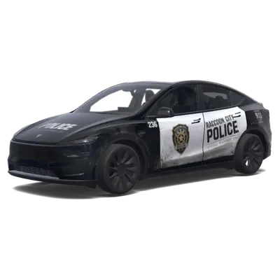 ラクーンシティ警察 テスラ – テスラ Model Y ラッピング