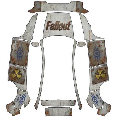 Fallout – оклейка Tesla Model Y