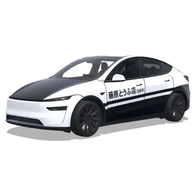 AE86 とうふ屋 (AE86豆腐店) – テスラ Model Y ラッピング
