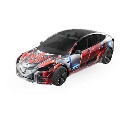 옵티머스 프라임 (OPTIMUS PRIME) – 테슬라 Model 3 랩핑