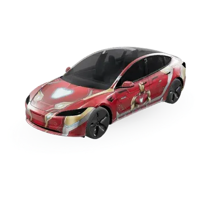 아이언맨 (Iron Man) – 테슬라 Model 3 랩핑