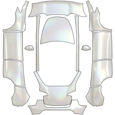 Metallic Pearl White – Tesla Model Y wrap