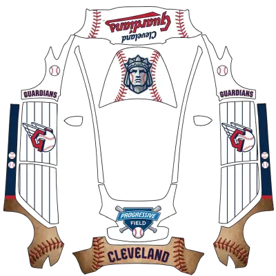 Cleveland guardians – Tesla Model 3 wrap