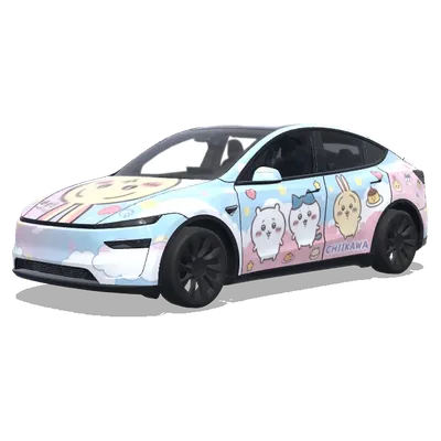 Chiikawa Usagi (chiikawa乌萨奇) – Tesla Model Y wrap