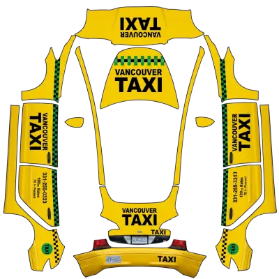 Taxi Vancouver (Vancouver Cab) – covering Tesla Model 3