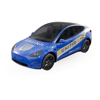 ユナイテッド (United) – テスラ Model Y ラッピング