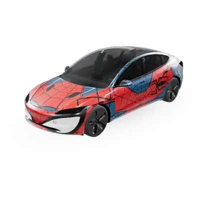 스파이더맨 (Spider man) – 테슬라 Model 3 랩핑
