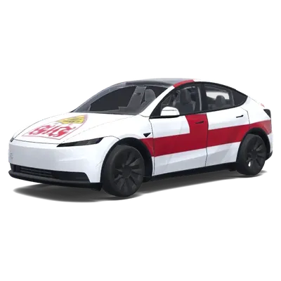 Stuttgart Crest – Tesla Model Y wrap