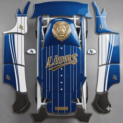Samsung Lions (samsung lions) – Tesla Model Y Wrap