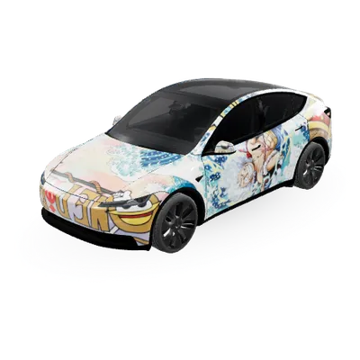 One Piece – Tesla Model Y Wrap