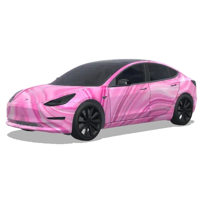 pink – Tesla Model 3 wrap