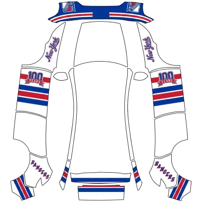 뉴욕 레인저스 센테니얼 (New York Rangers Centennial) – 테슬라 Model Y 랩핑