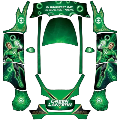 グリーンランタン (Green Lantern) – テスラ Model Y ラッピング