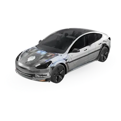 デロリアン (Delorean) – テスラ Model 3 ラッピング