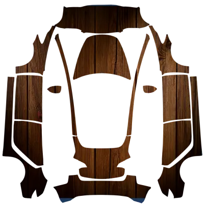 Wood – Tesla Model 3 wrap