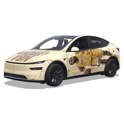 レトロ NBA スター – テスラ Model Y ラッピング