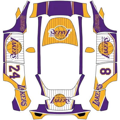 Lakers (Lakers Wrap) – Tesla Model Y Wrap