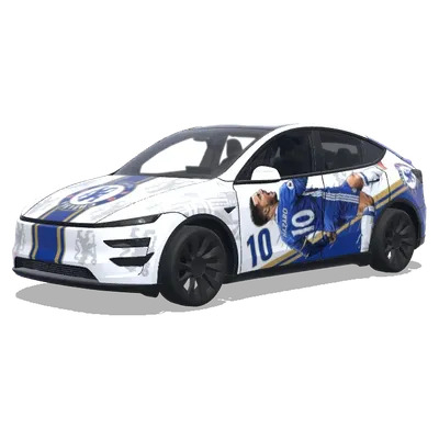 Chelsea FC Eden Hazard – covering Tesla Model Y