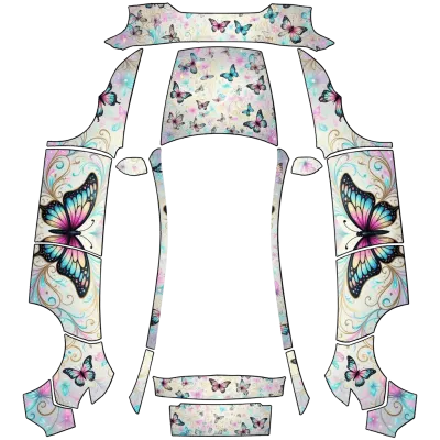 蝴蝶（Butterfly） – 特斯拉 Model Y 塗裝